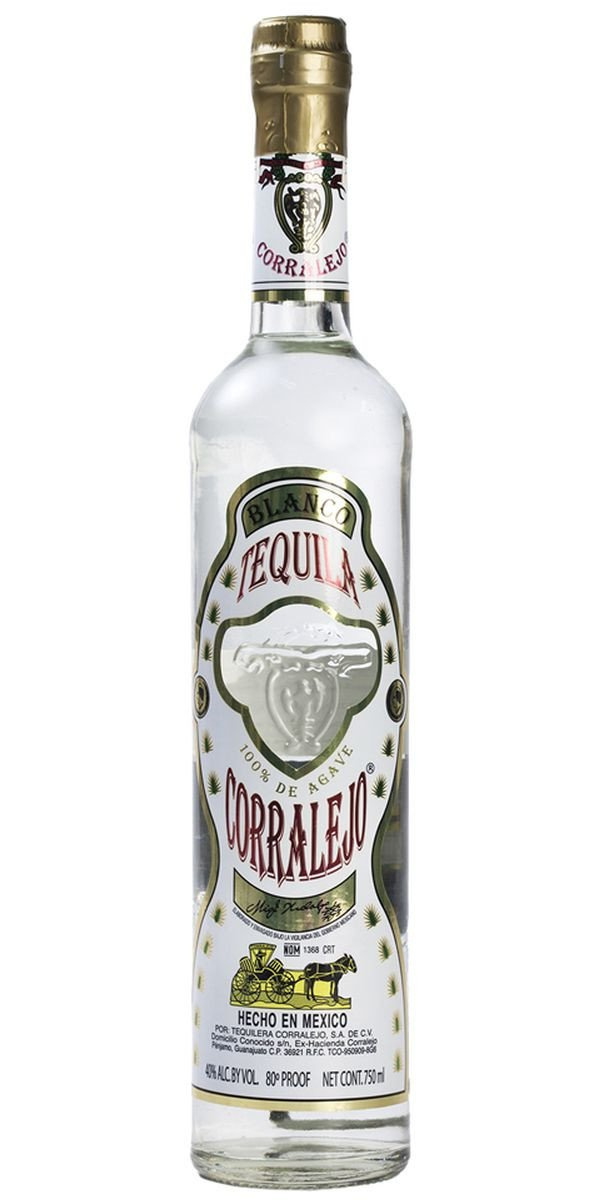 Tequila Corralejo Blanco 38% 70 cl. - Fra Mexico