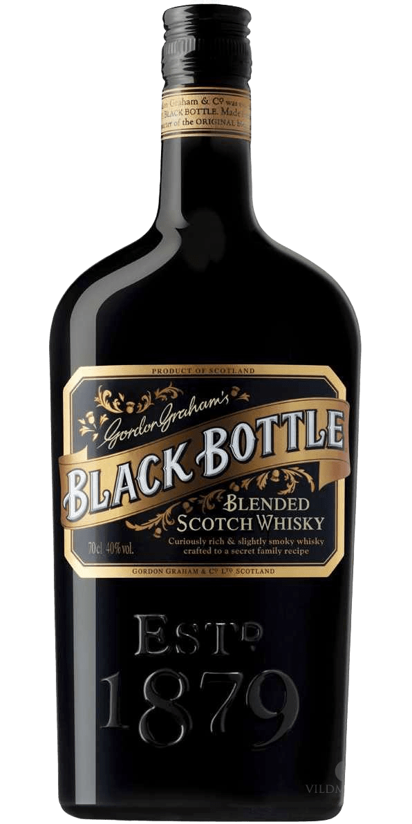 Black Bottle, Blended Scotch Whisky - Fra Skotland