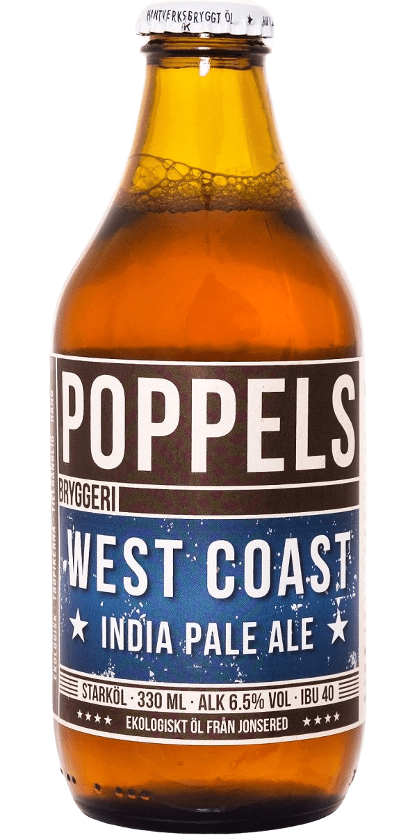 Poppels, West Coast IPA - Fra Sverige