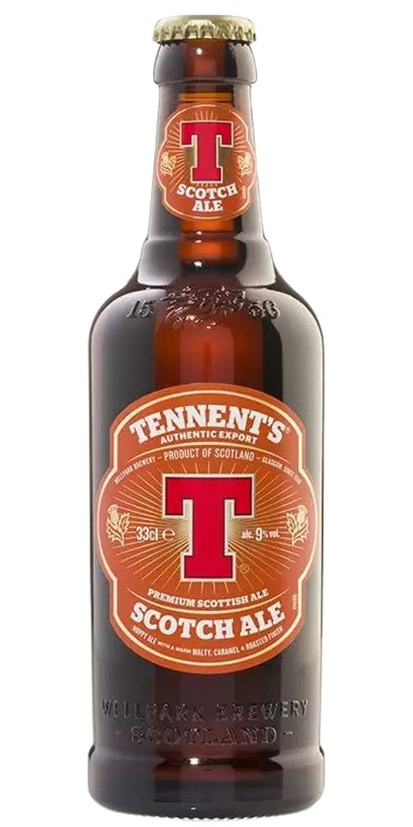 Tennents, Scotch Ale - Fra Skotland