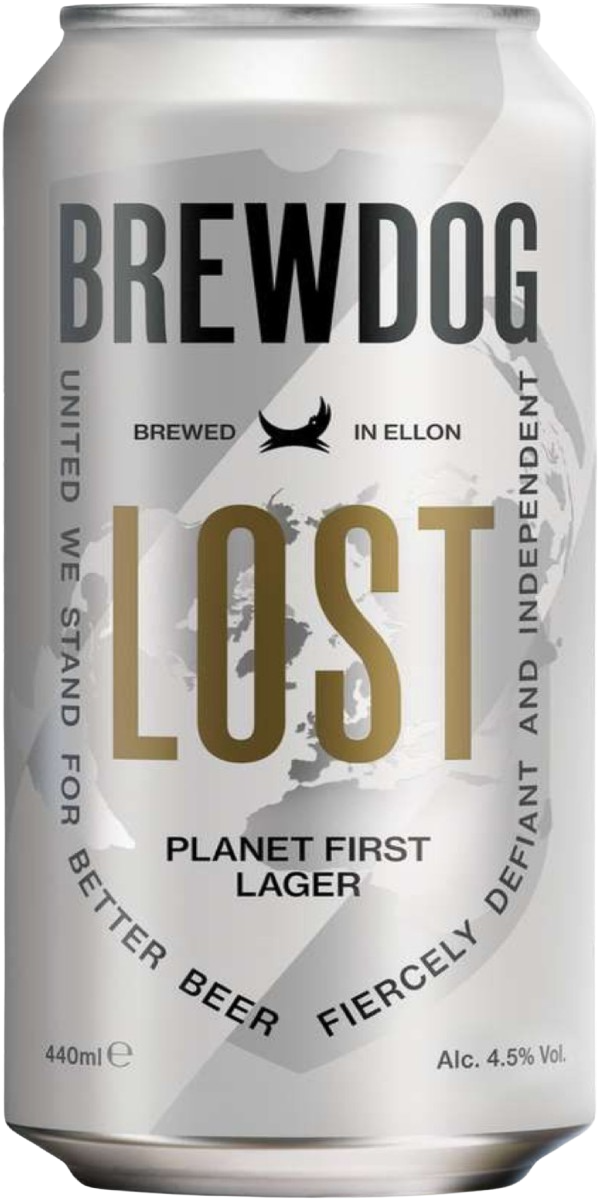 Brewdog, Lost Lager 44 cl - Fra Storbritannien
