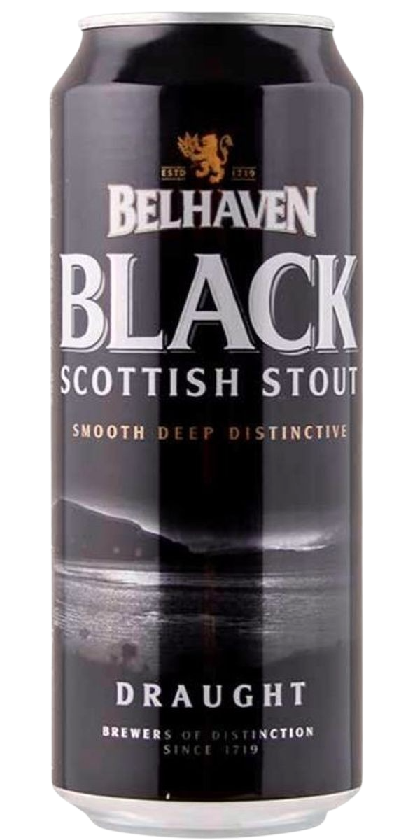 Belhaven, Black Scottish Stout 44 cl. CAN - Fra Skotland
