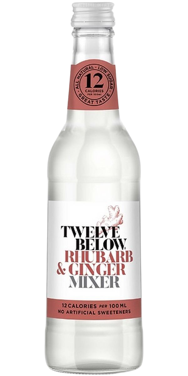 Twelve Below Tonic, Rhubarb & Ginger 500 ml.