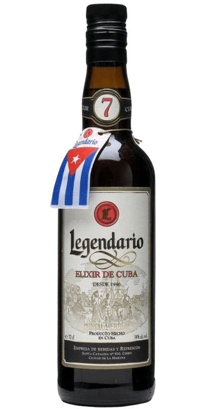 Elixir de Cuba Legendario 7 år 34% 70 cl - Fra Cuba