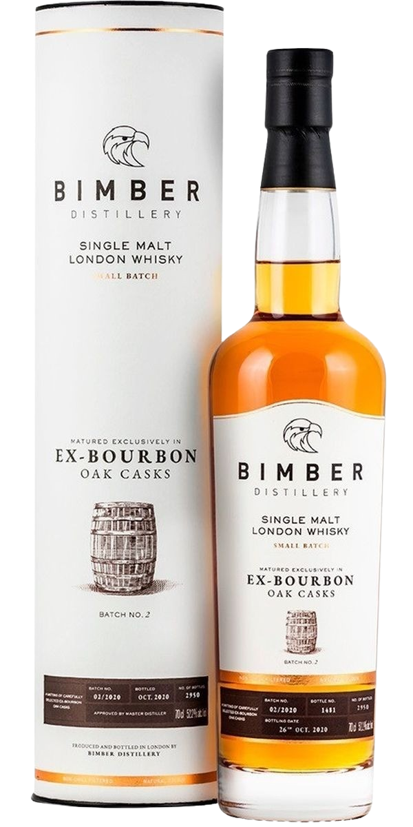 Bimber Ex-Bourbon Cask Batch no. 3 - Fra Storbritannien