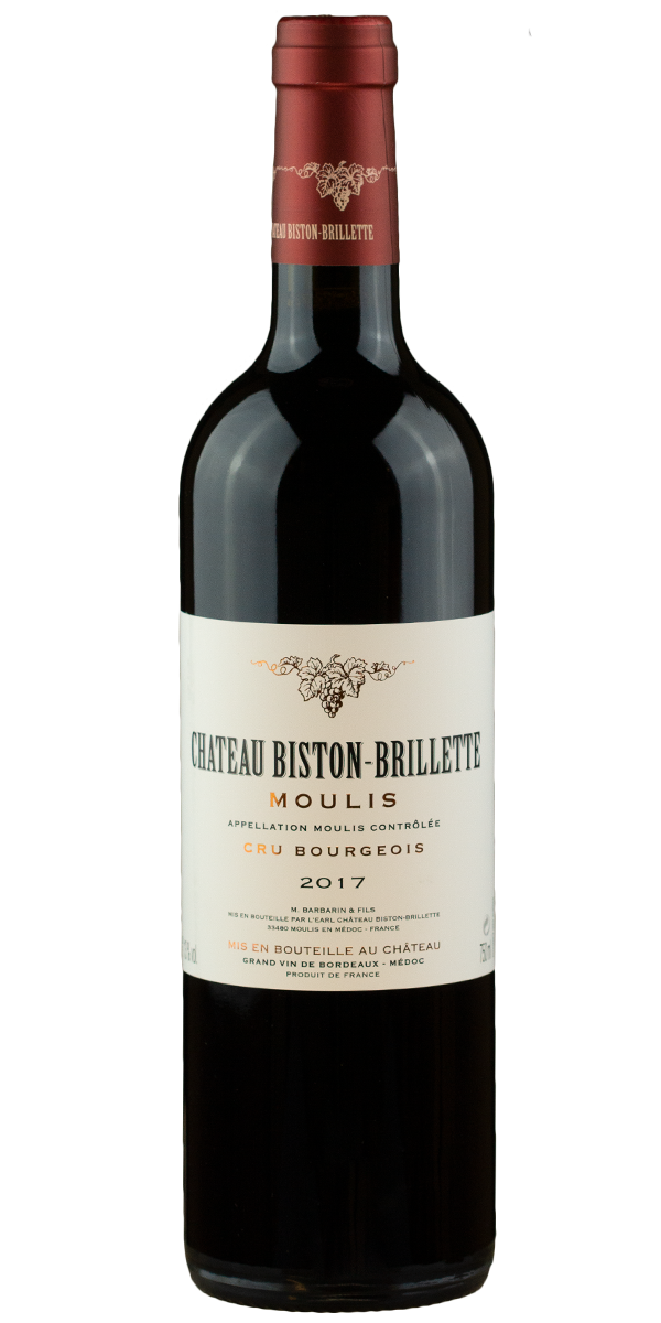  Chateau Biston-Brillette, Cru Bourgeois Moulis 2017 - Fra Frankrig
