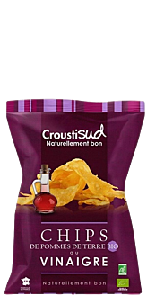 Økologisk Premium Kartoffelchips med vineddike 100g