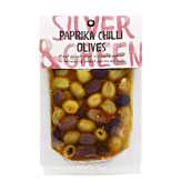 Silver & Green, Paprika Chili Olives