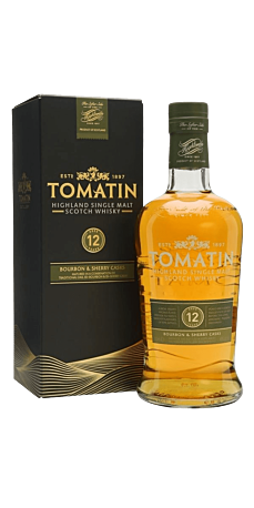 U-Tomatin 12 år Single Highland Malt Scotch Whisky UA