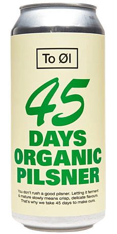 To Øl, 45 Days Organic Pilsner