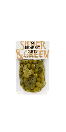 Silver & Green, Thyme Bay Olives
