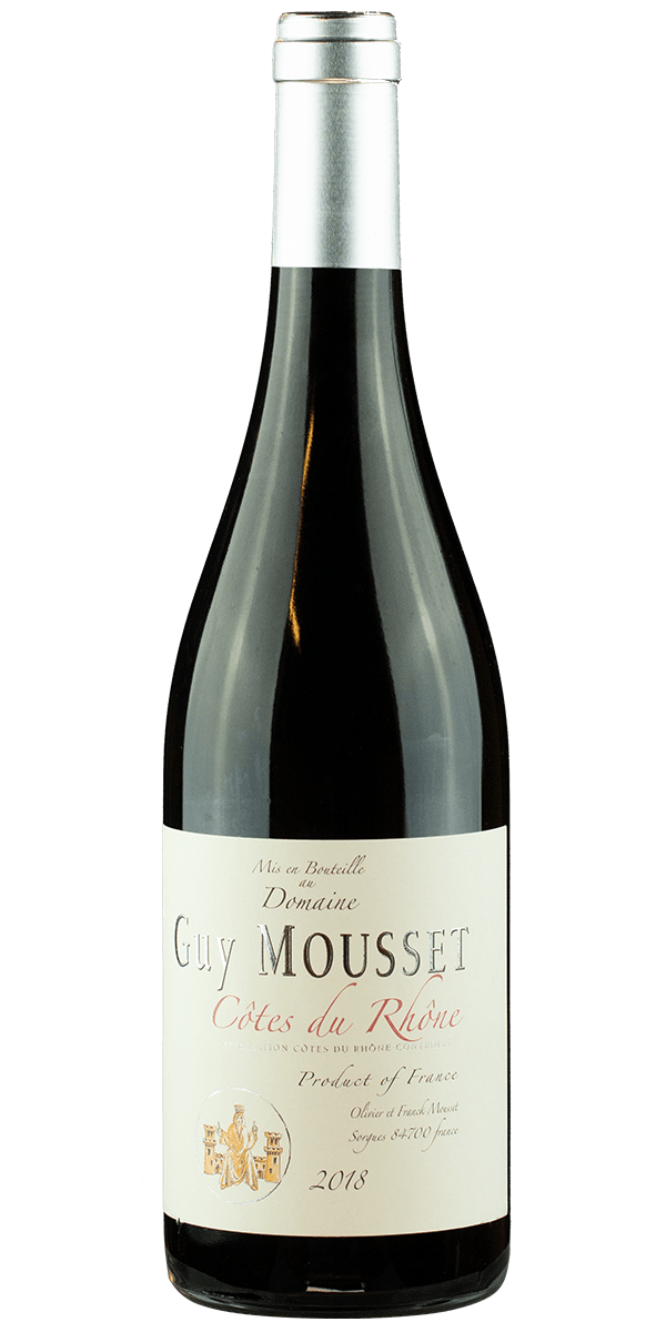 Domaine Guy Mousset, Cotes du Rhone Rouge 2018 - Fra Frankrig