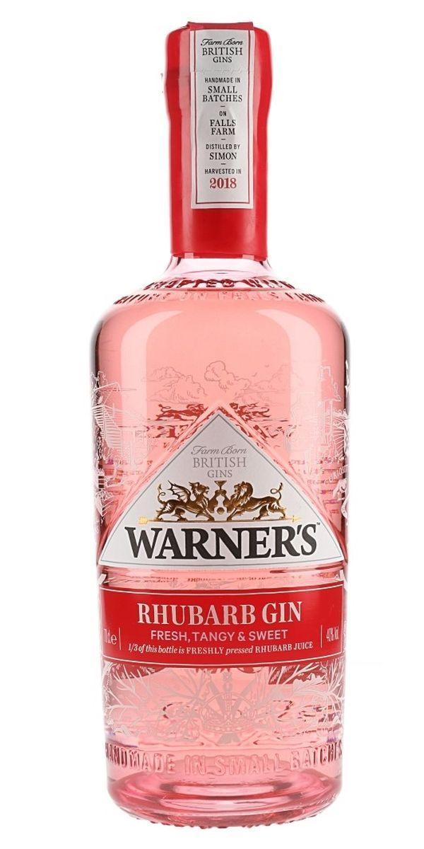 Warners, Harrington Rhubarb Gin 40% 70 cl. - Fra England