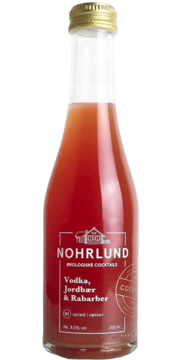 Nohrlund, Den Røde (Vodka, Jordbær & Rabarber) - Fra Danmark