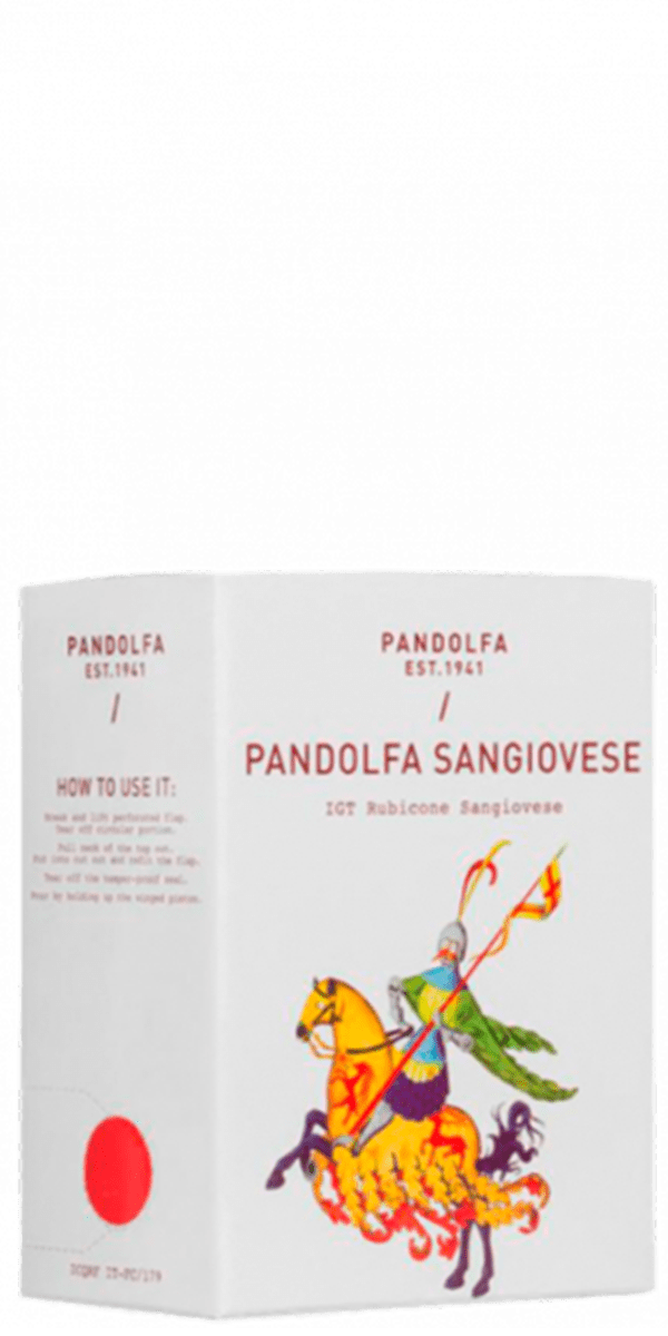  Pandolfa, Sangiovese Rubicone IGT 2018 Bag-in-Box - Fra Italien
